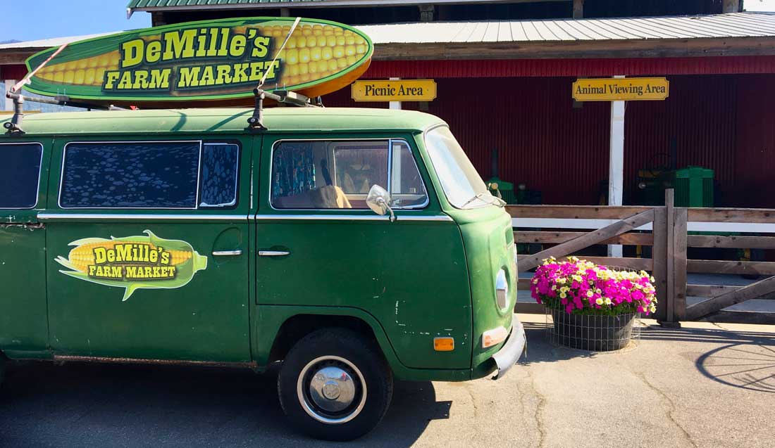 DeMille's Market VW Van